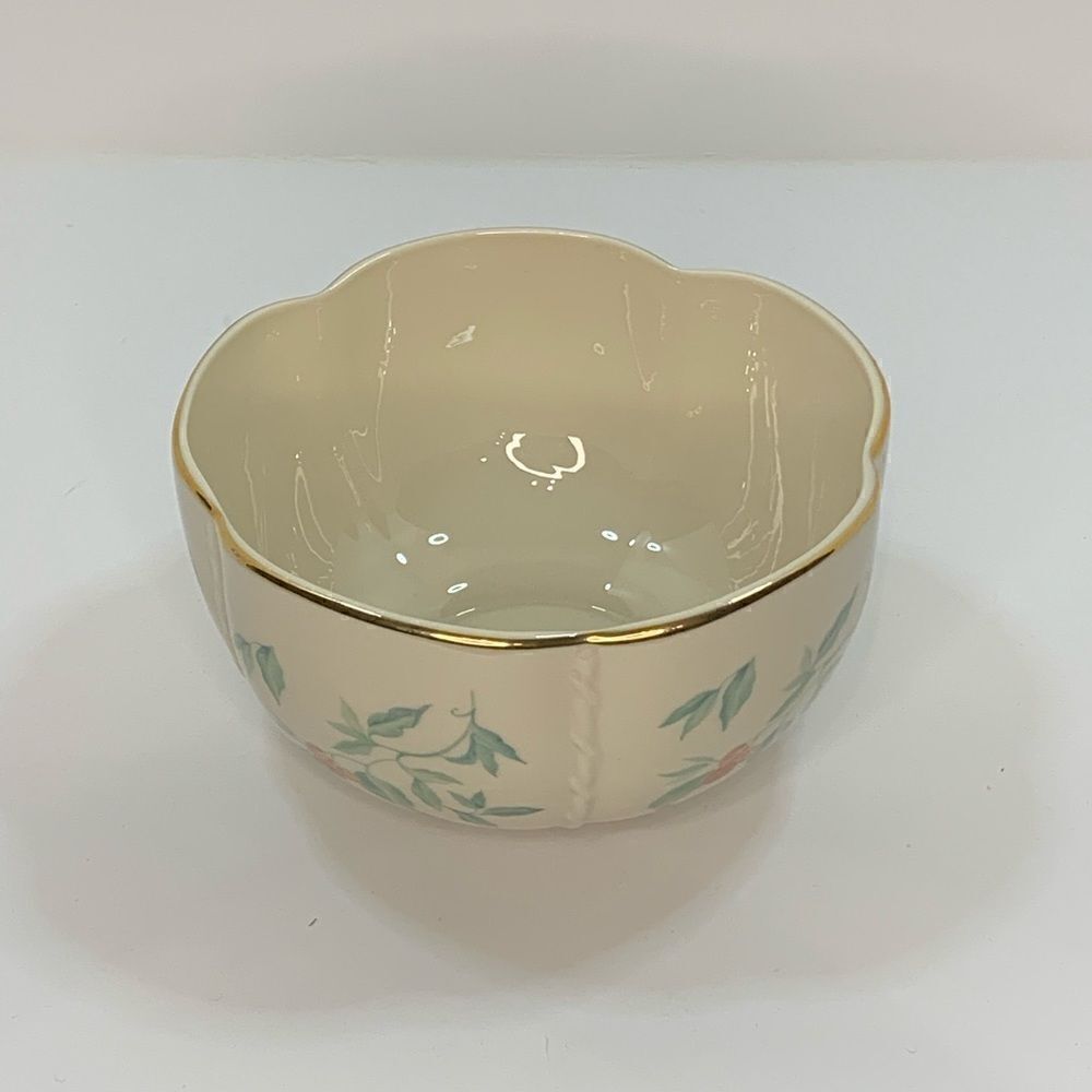 Lenox Morningside Cottage Serving Bowl NIB Cottagecore Gift‎